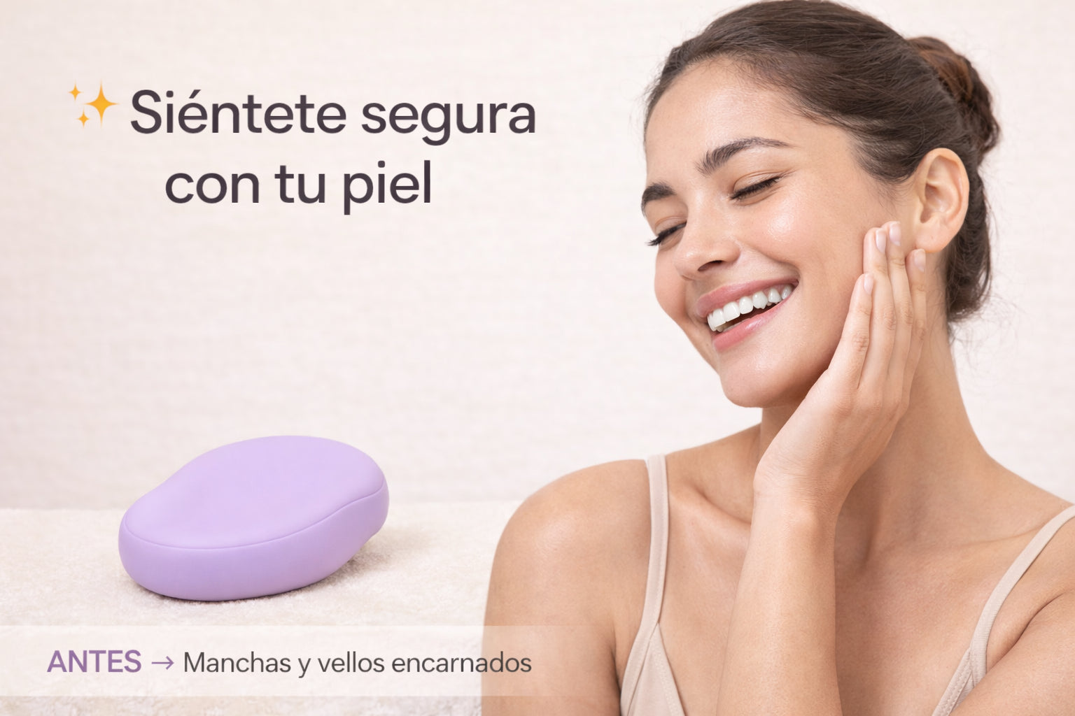 Piedra Depiladora de Cristal NovaSkin